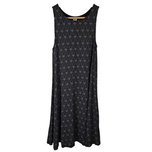 Old Navy Black White‎ Print Sleeveless Dress Mini Casual Summer Womens Size S